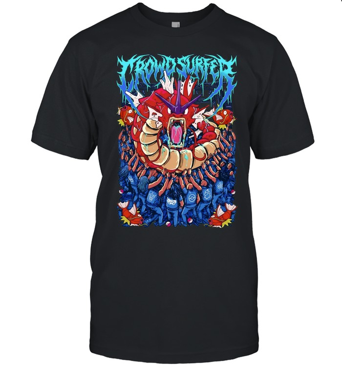 Crowd Surfer Gyarados Pokemon Magikarp Unisex T-Shirt