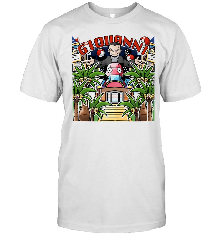 Giovanni Team Rocket Pokémon Alolan Exeggutor Porygon2 anime Unisex T-Shirt