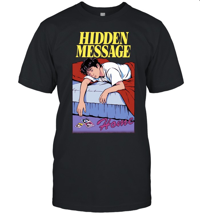 Hidden Message Home illustration art aesthetic Unisex T-Shirt