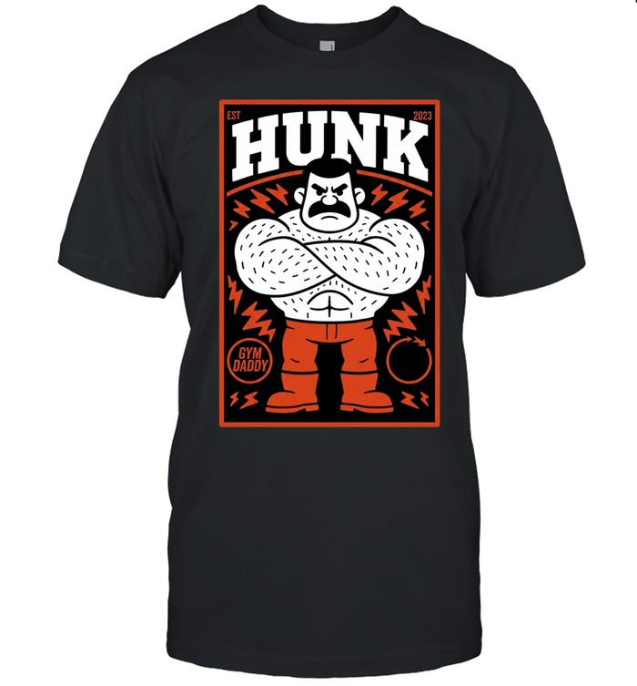 Hunk Est 2023 Gym Daddy bodybuilder muscle man Unisex T-Shirt