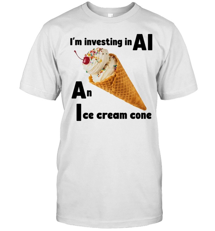 Investing in AI an ice cream cone Unisex T-Shirt