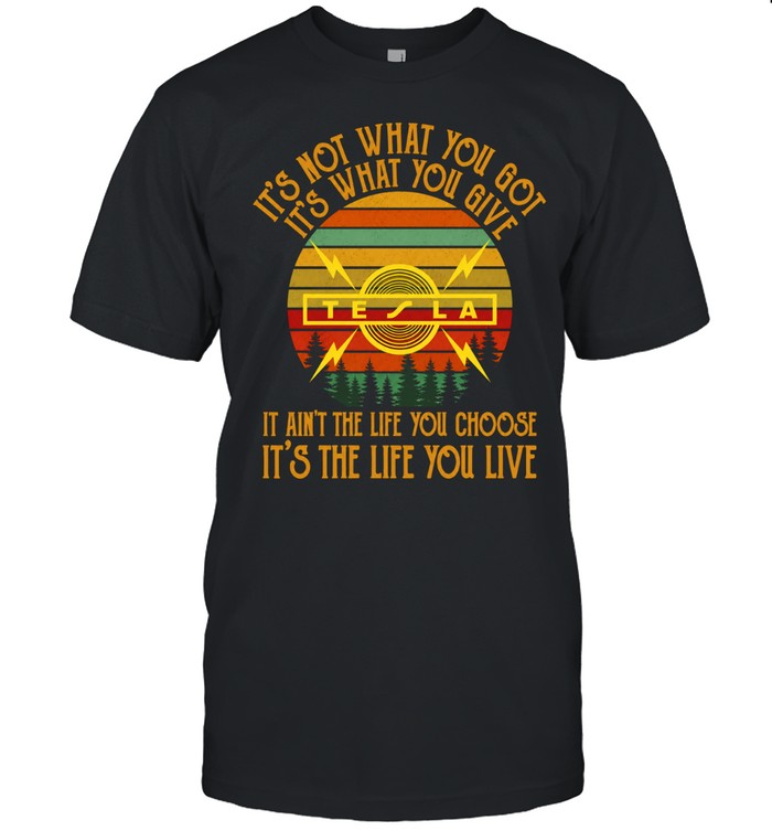 It’s not what you got its what you give tesla Unisex T-Shirt