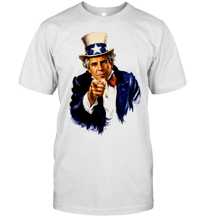 Jeffrey Epstein Uncle Sam I Want You Political Meme Unisex T-Shirt