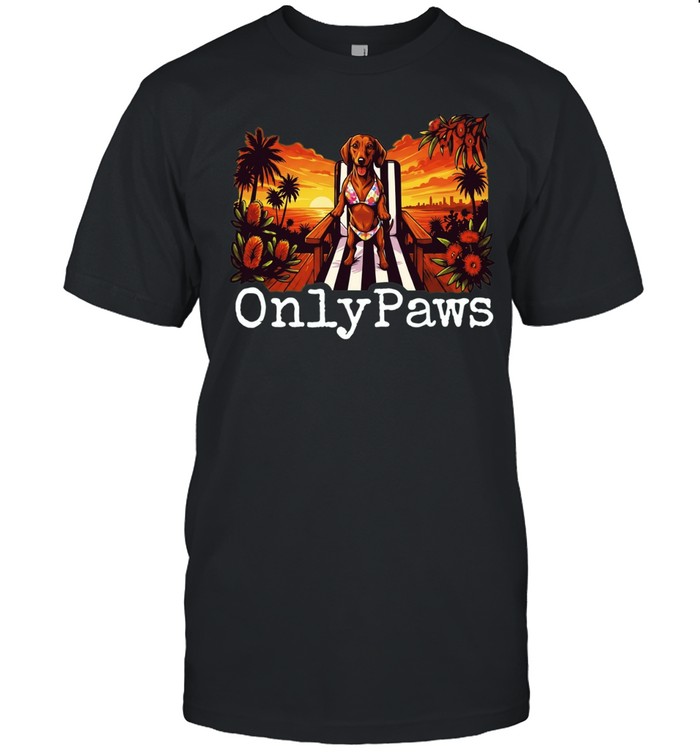 Kylie onlypaws tropical vibes dog Unisex T-Shirt