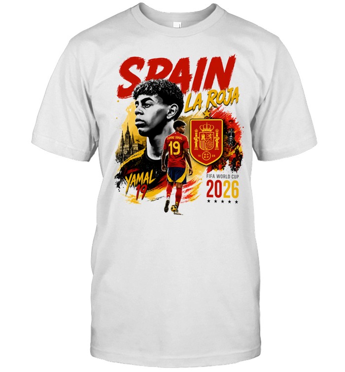 Lamine Yamal Spain La Roja No 19 FIFA World Cup 2026 Unisex T-Shirt