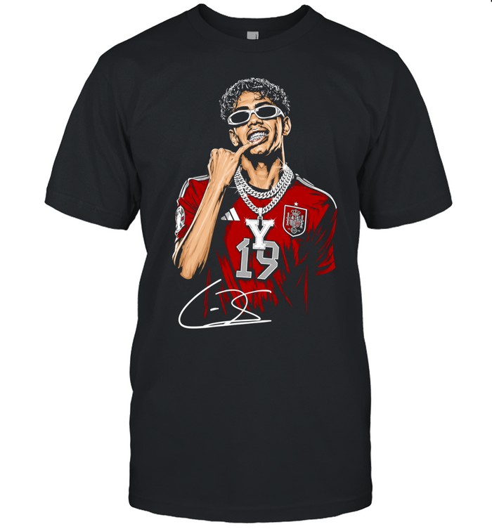 Lamine Yamal Spain National Team No 19 Signature Unisex T-Shirt
