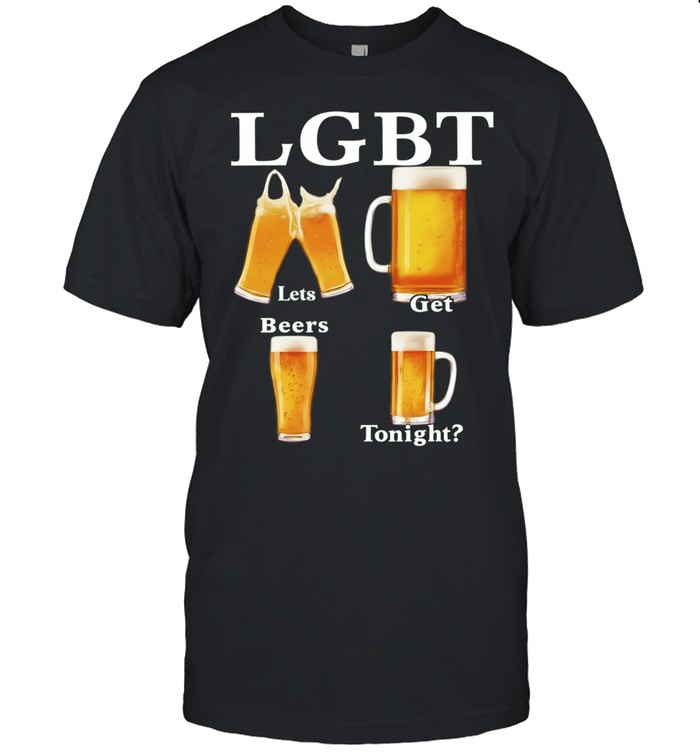LGBT Lets Get Beers Tonight Beer Drinking Unisex T-Shirt