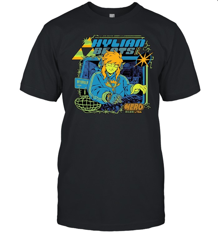 Link The Legend of Zelda Hylian Beats 1986 Hyrule Ahead Hero LTDA video Unisex T-Shirt