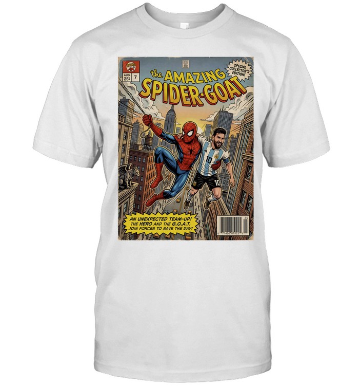 Lionel Messi Argentina National Team Spider-Man the Amazing Spider-Goat Unisex T-Shirt