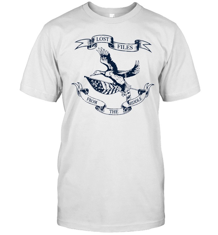 Lost Files from the Middle Duck American Flag Patriot Americana Unisex T-Shirt