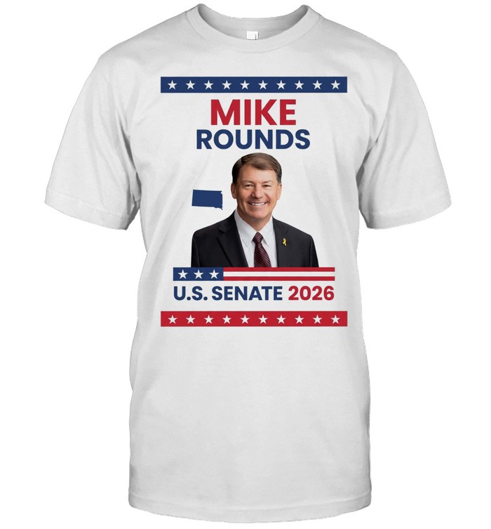 Mike Rounds US Senate 2026 South Dakota face Unisex T-Shirt