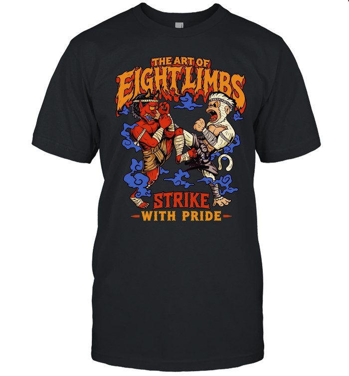 Muay Thai Oni and Hanuman the Art of Eight Limbs Strike with Pride Unisex T-Shirt