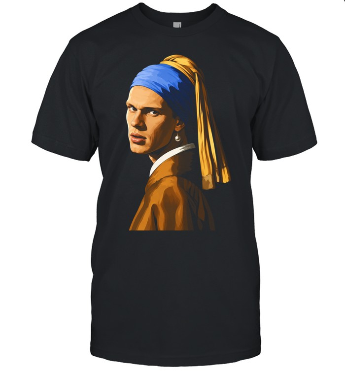 Norway Erling Haaland Girl with a Pearl Earring meme Unisex T-Shirt