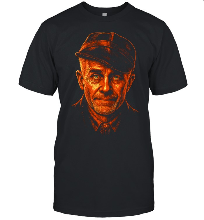 Old Man Portrait artistic illustration Unisex T-Shirt