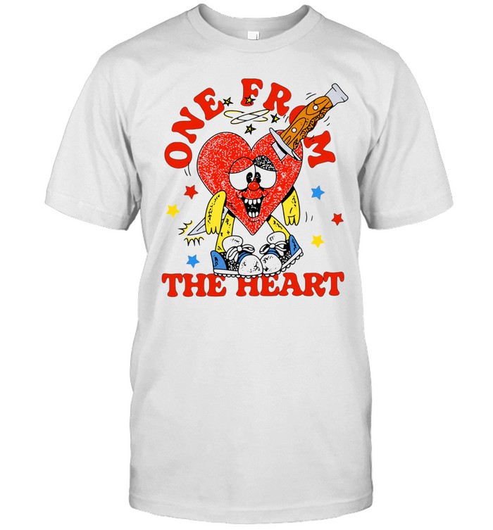 One from the Heart graphic art love symbol Unisex T-Shirt