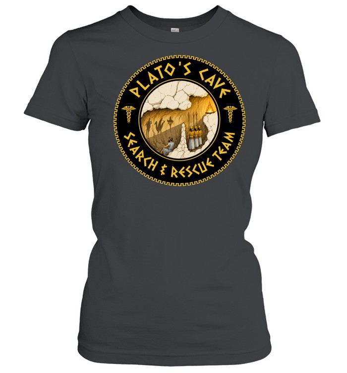 Plato’s Cave Search And Rescue Team Philosophy Women T-Shirt