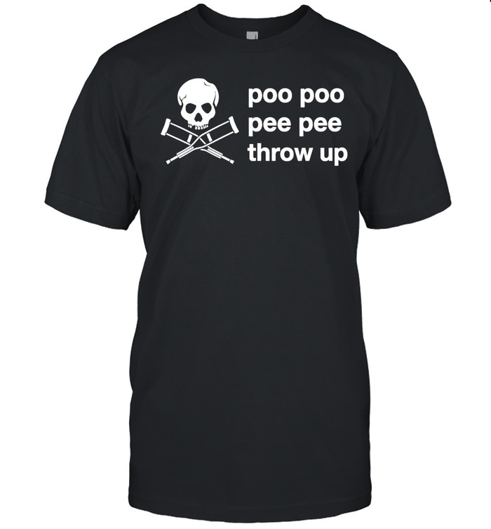 Poo Poo Pee Pee Throw Up funny humor gross Unisex T-Shirt