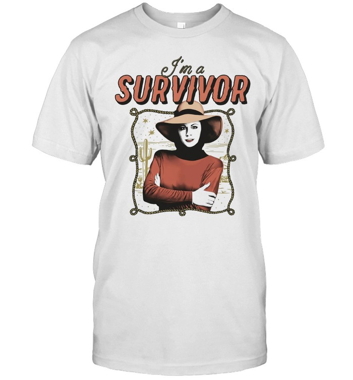 Reba McEntire I’m a Survivor western desert cactus woman with hat print Unisex T-Shirt