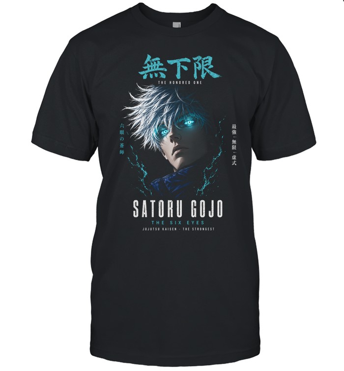 Satoru Gojo Jujutsu Kaisen Six Eyes Sorcerer Unisex T-Shirt
