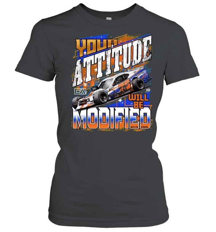 SK Modified racing Your Attitude Will Be Modified car race track Women T-Shirt
