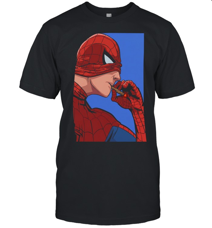 Spider-man smokingawkward superhero reaction meme Unisex T-Shirt