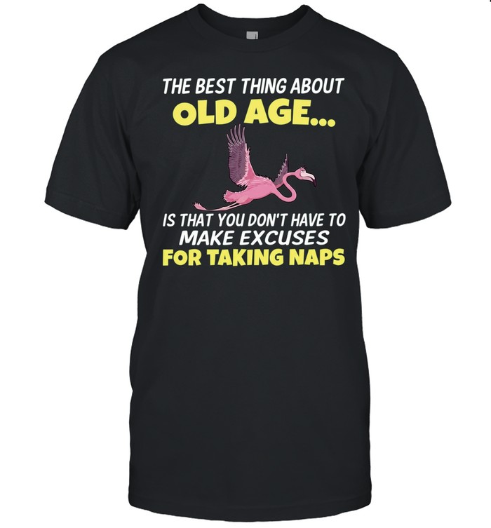 The Best Thing About Old Age Is That You Don’t Have to Make Excuses for Taking Naps Unisex T-Shirt