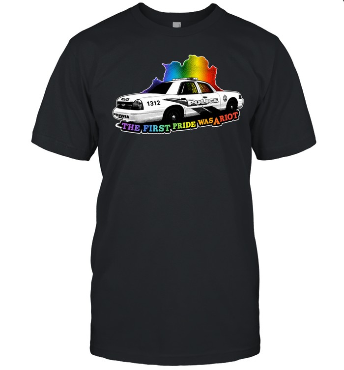 The First Pride Was a Riot 1312 Police Car Unisex T-Shirt