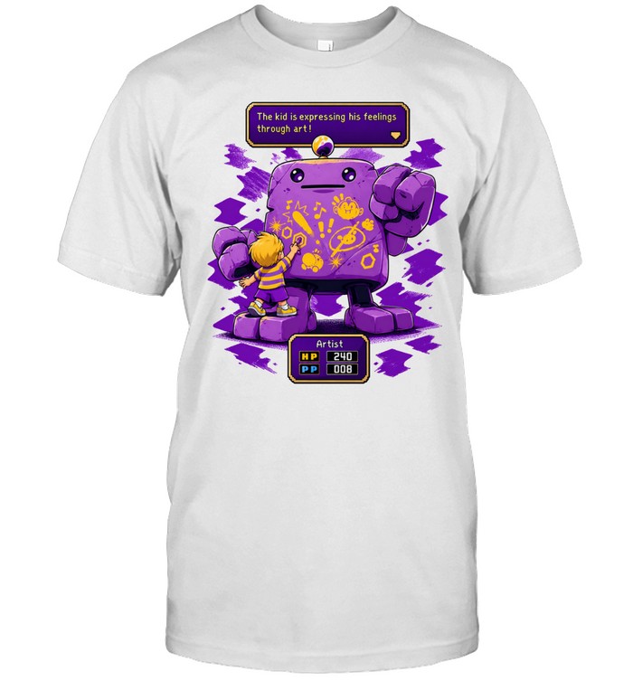 The kid is expressing his feelings through art Unisex T-Shirt
