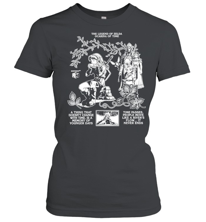 The Legend of Zelda Ocarina of Time Memory of Younger Days Women T-Shirt