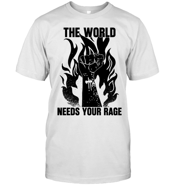 The World Needs Your Rage Inquilab activism Unisex T-Shirt