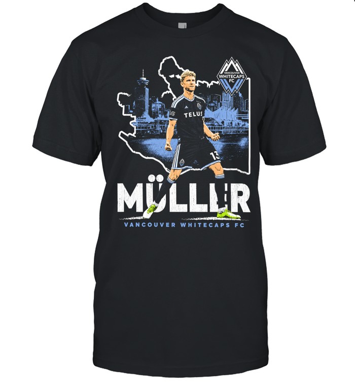 Thomas Muller Vancouver Whitecaps FC City Skyline Map Unisex T-Shirt
