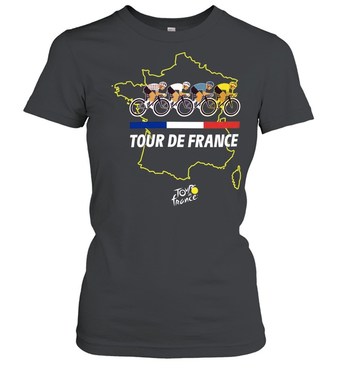 Tour de France map of France Women T-Shirt