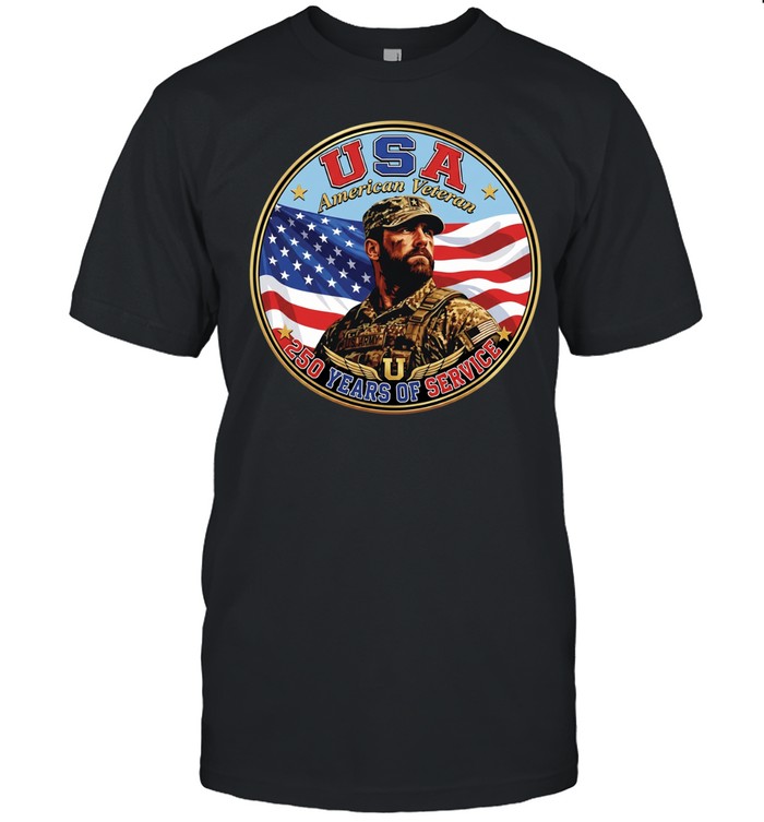 United States Army Veteran USA 250 Years of Service American Veteran Unisex T-Shirt