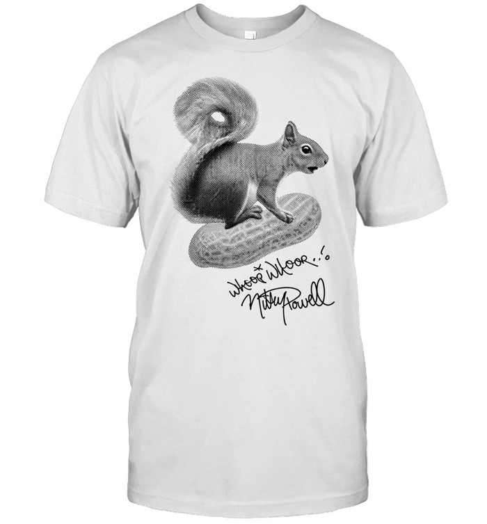 Whoop Whoop Mikey Powell Squirrel Graphic Unisex T-Shirt