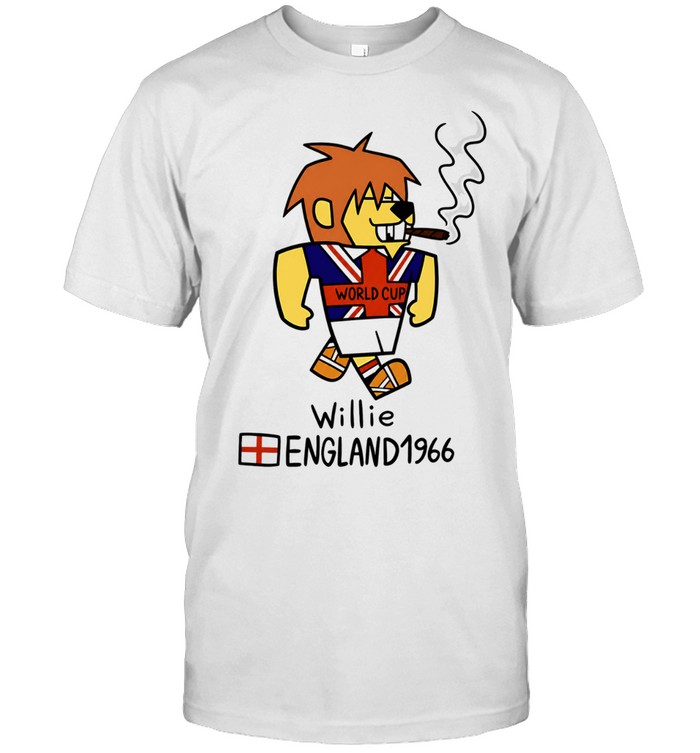 World Cup Willie England 1966 mascot cartoon smoking cigar soccer tournament Unisex T-Shirt